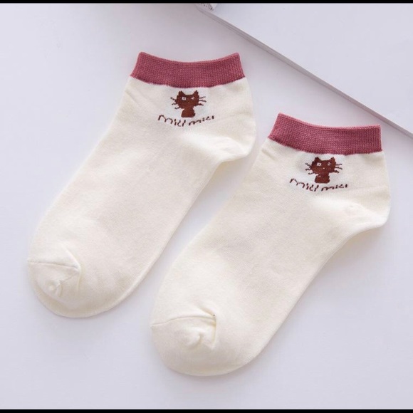 5pairs Korean women socks, pure cotton sock - Picture 5 of 7